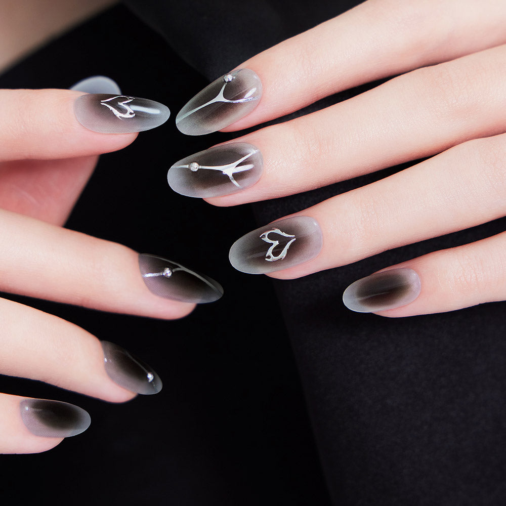 [NIGHT SKY] MAGIC PRESS NAIL - SMOKE SHADE