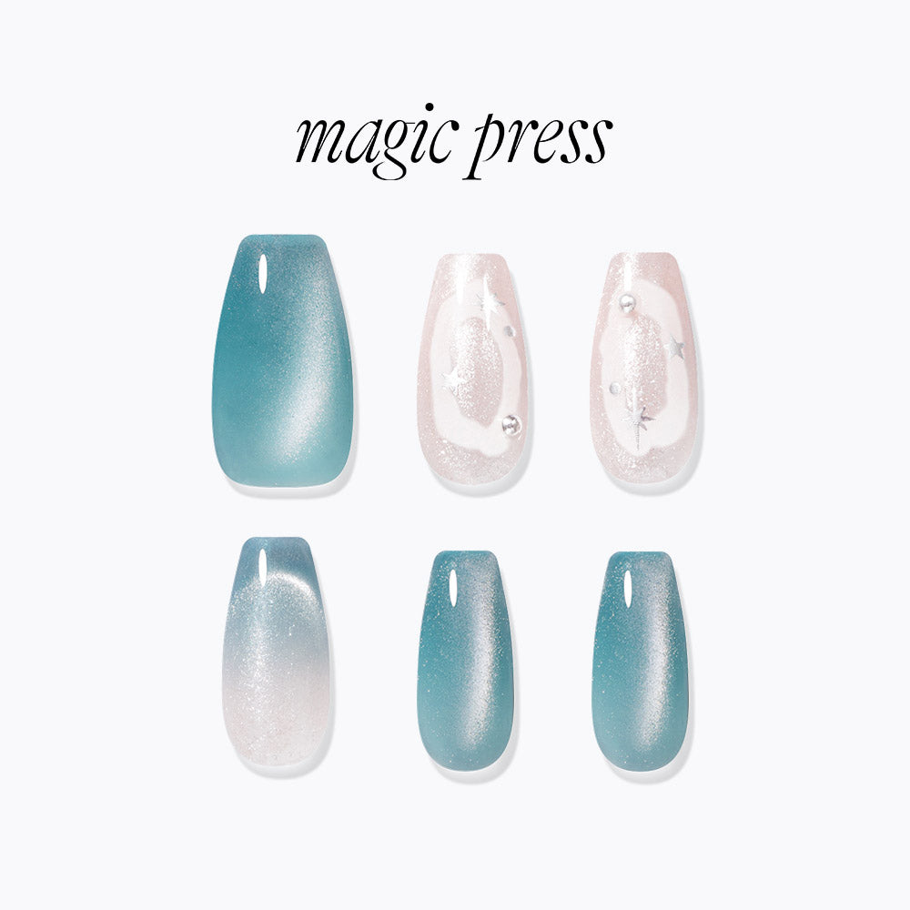 [STARLIT] MAGIC PRESS NAIL - EMERALD SKY
