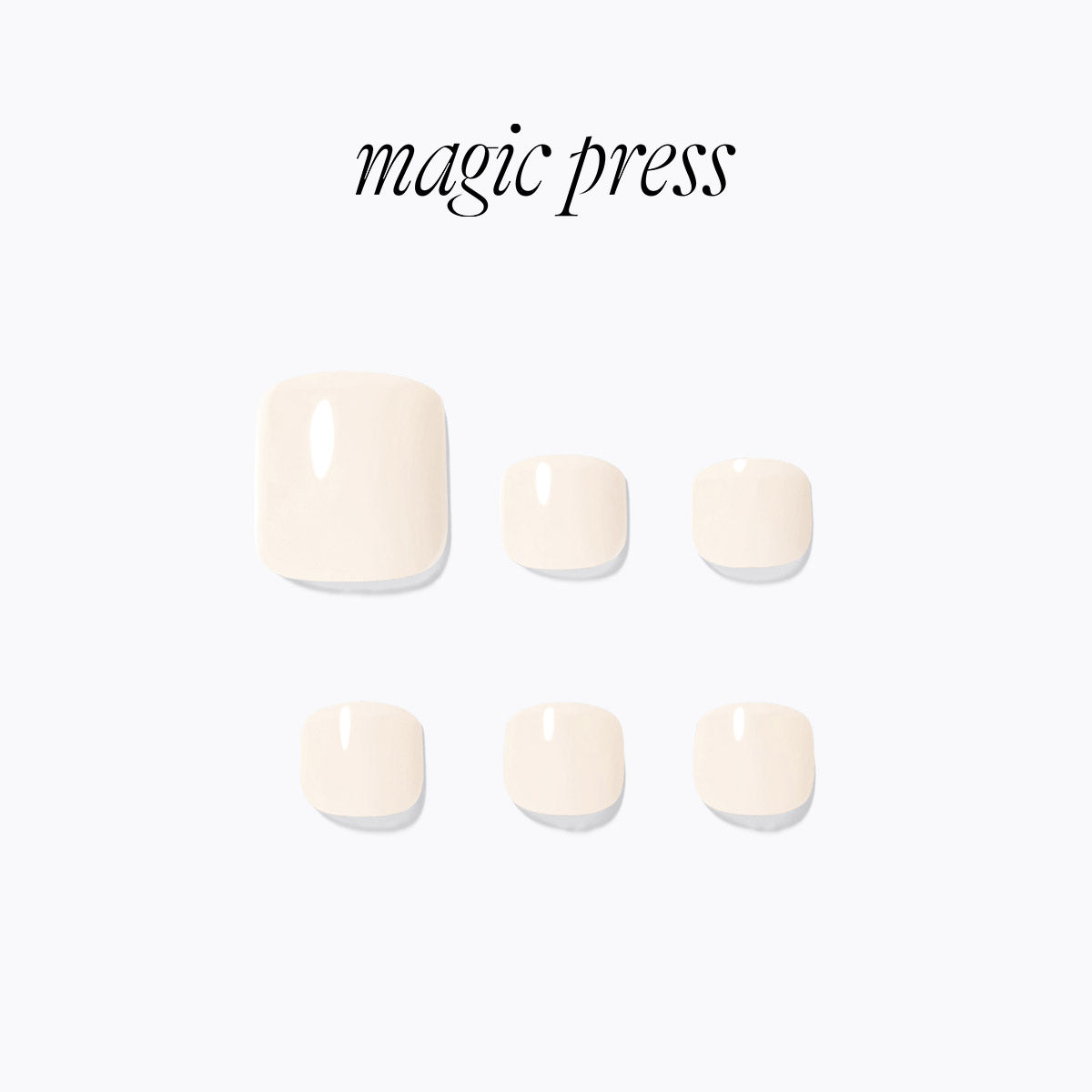[AURORA] MAGIC PRESS NAIL - CREAMY WHITE