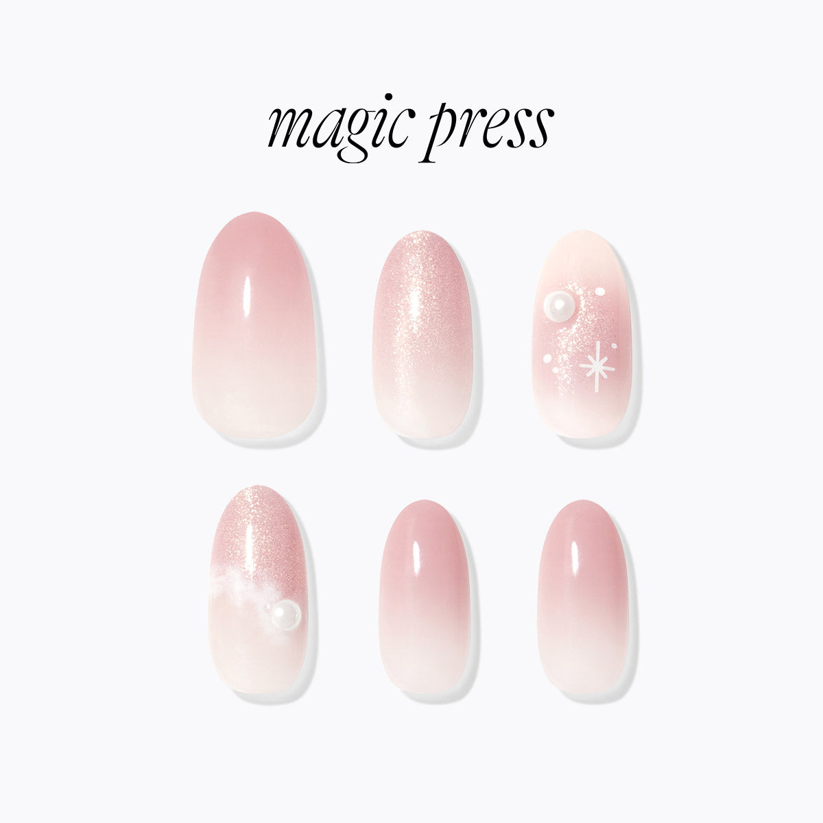 [AURORA] MAGIC PRESS NAIL - PINK OCEAN
