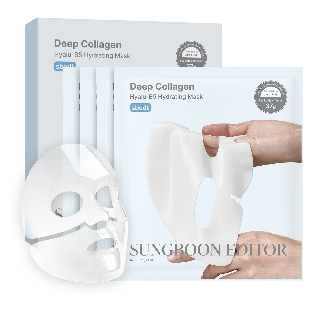 Deep Collagen Hyalu-B5 Hydrating Mask (4ea)
