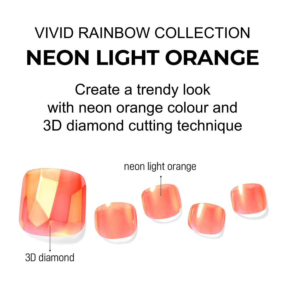 MAGIC PRESS PEDI - NEON LIGHT ORANGE