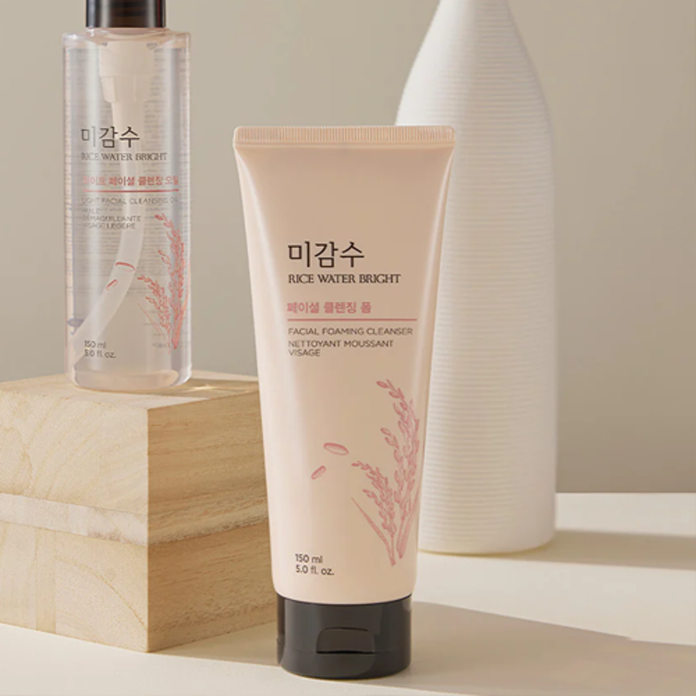 RICE WATER BRIGHT FACIAL FOAMING CLEANSER