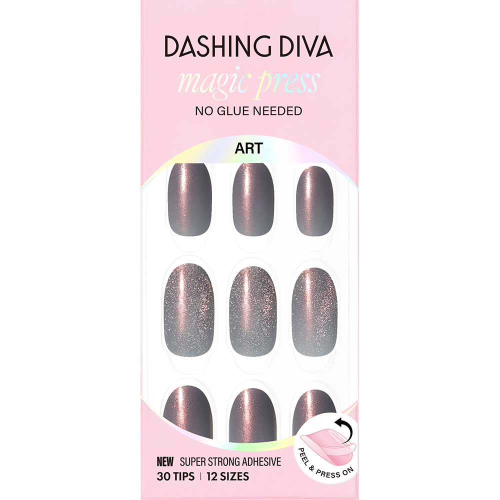 [AURORA] MAGIC PRESS NAIL - PEARLY NAVY