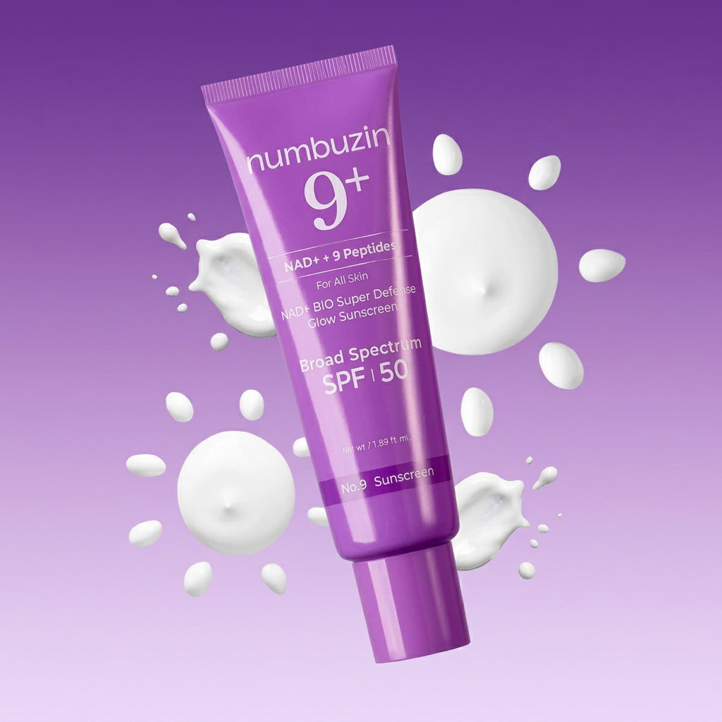 No.9 NAD+ 9 Peptides Dewy Sun Essence SPF50