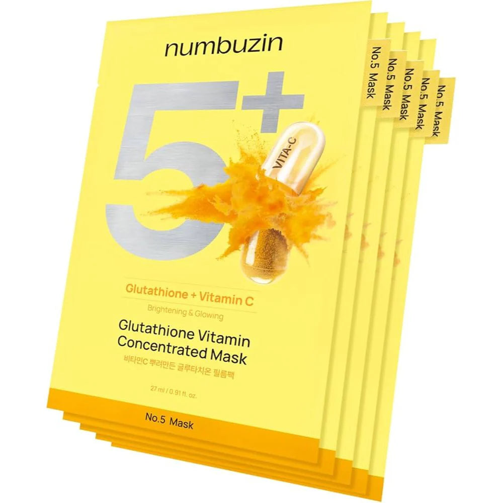 No.5 Glutathione Vitamin Concentrated Mask (5ea)