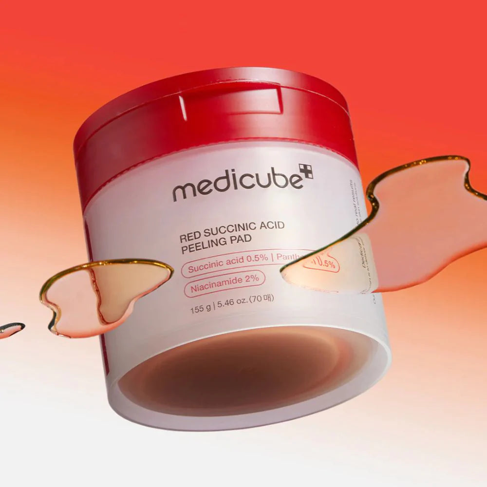 Red Succinic Acid Peeling Pad [70pcs]