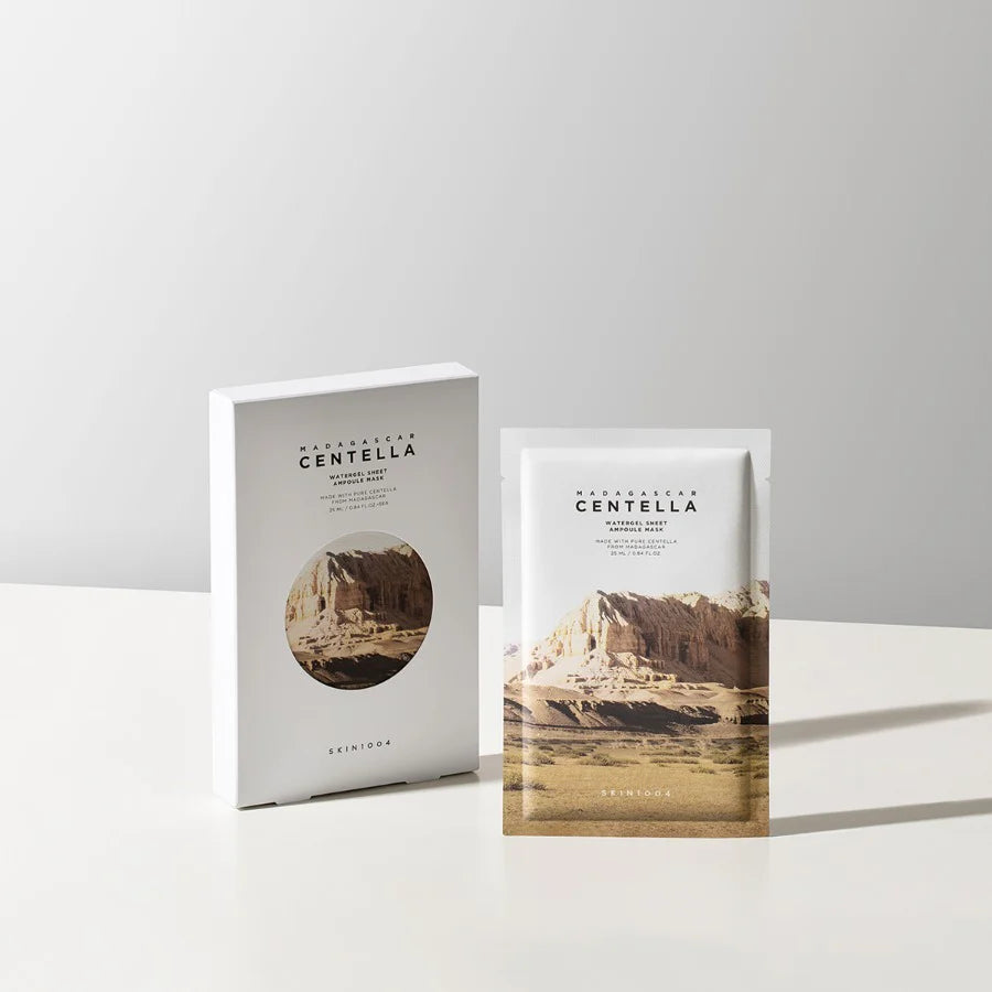MADAGASCAR CENTELLA WATERGEL SHEET AMPOULE MASK SETS (5 MASKS)