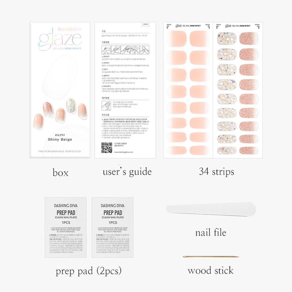 GLAZE GEL NAIL – SHINY BEIGE