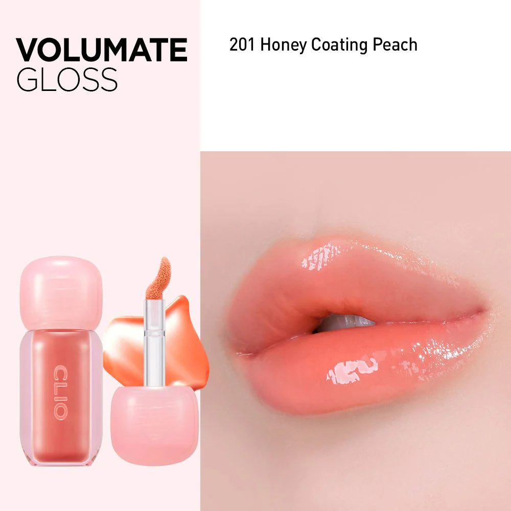 Volumate Gloss #201 Honey Coating Peach