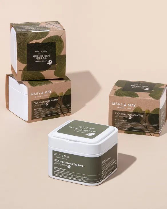 Cica Houttuynia Tea Tree Calming Mask Set (30 Masks)