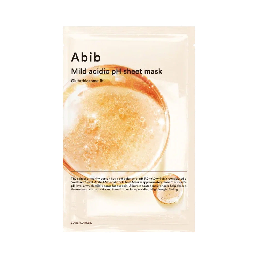 MILD ACIDIC PH SHEET MASK GLUTATHIOSOME FIT
