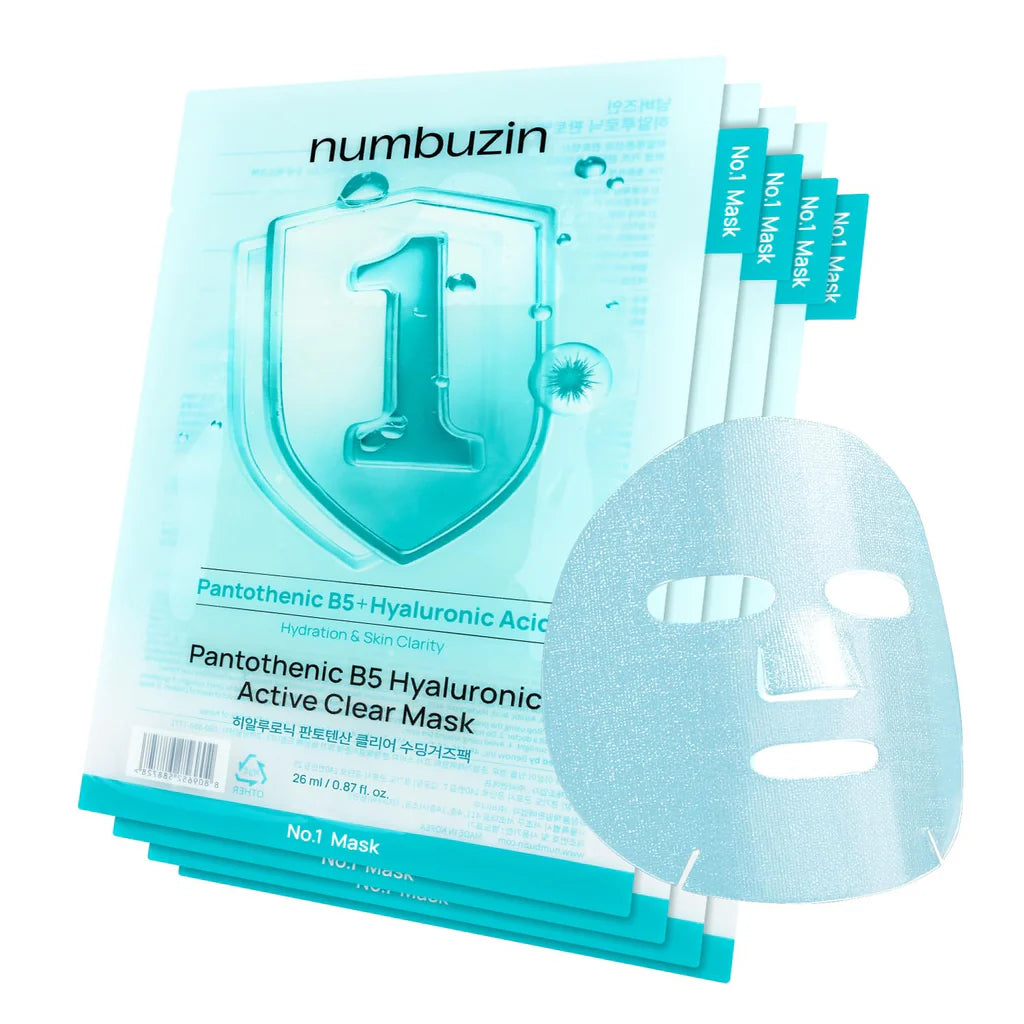 No.1 Pantothenic B5 Hyaluronic Active Clear Mask (5ea)