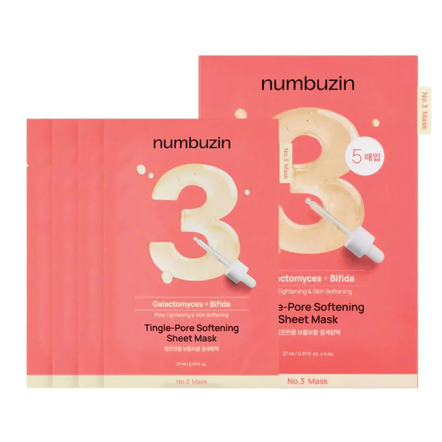 No.3 Tingle-Pore Softening Sheet Mask (5ea)