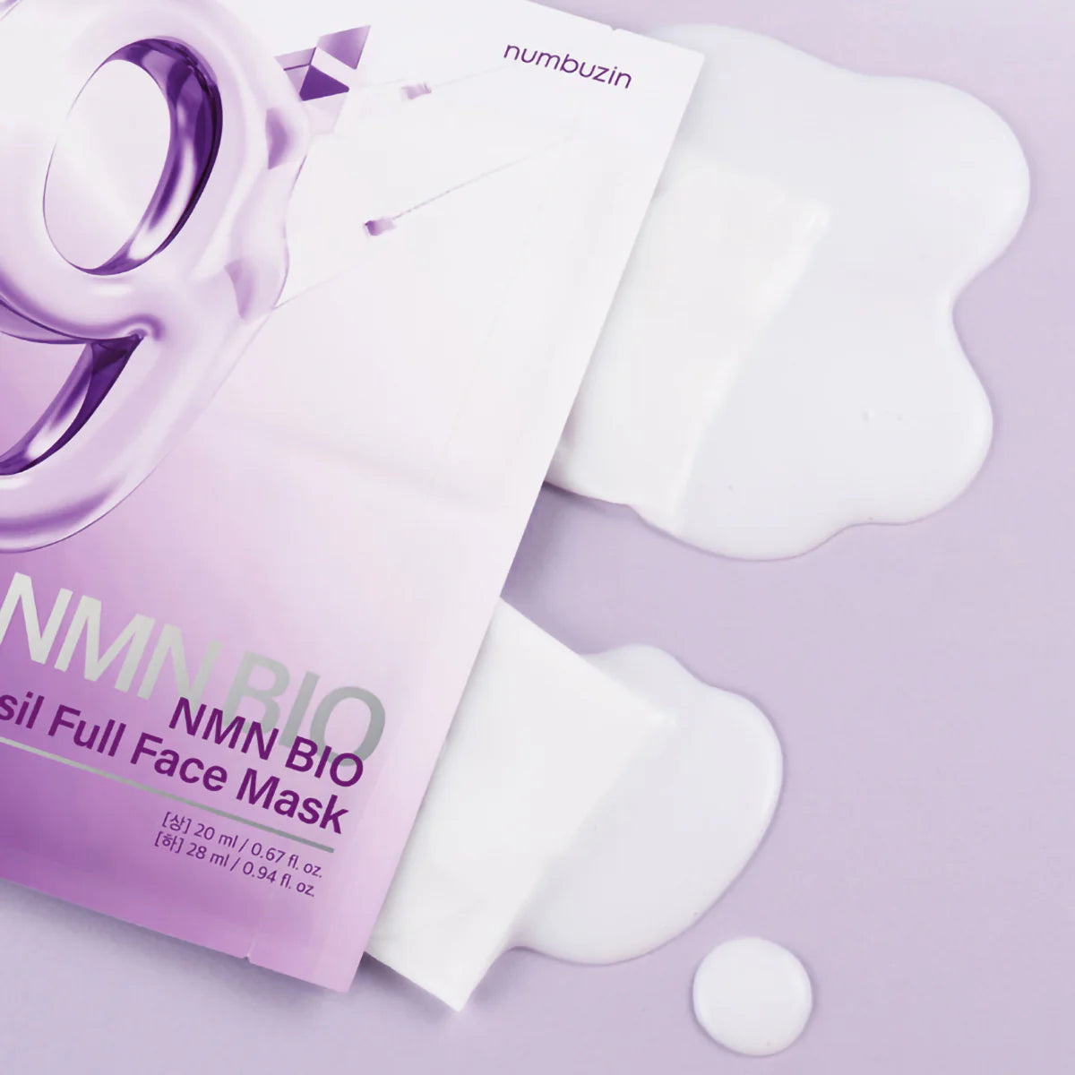NO.9+ NAD+ BIO LIFTING-SIL FULL COVER FACIAL MASK SET (4 MASKS)