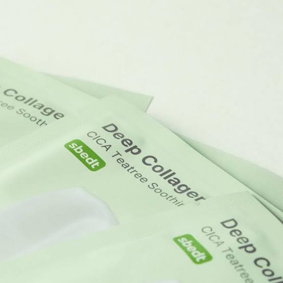 Deep Collagen Cica Teatree Soothing Mask(4ea)