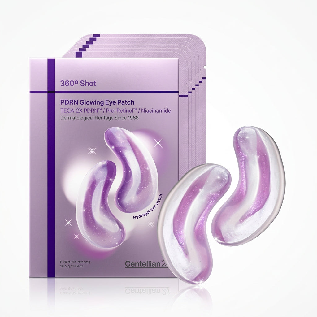 360º Shot PDRN glowing eye patch 6 pairs