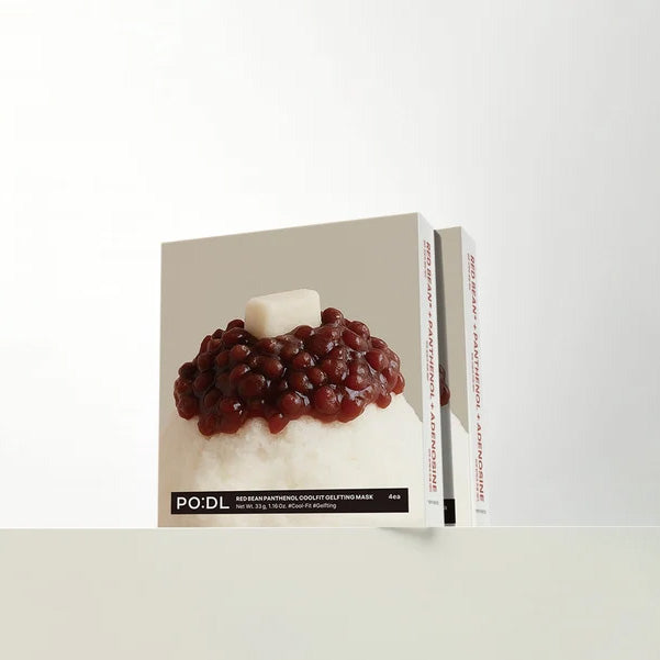 Red Bean Panthenol Coolfit Gelfting Mask (4 each)