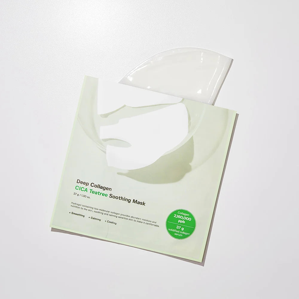 Deep Collagen Cica Teatree Soothing Mask(4ea)